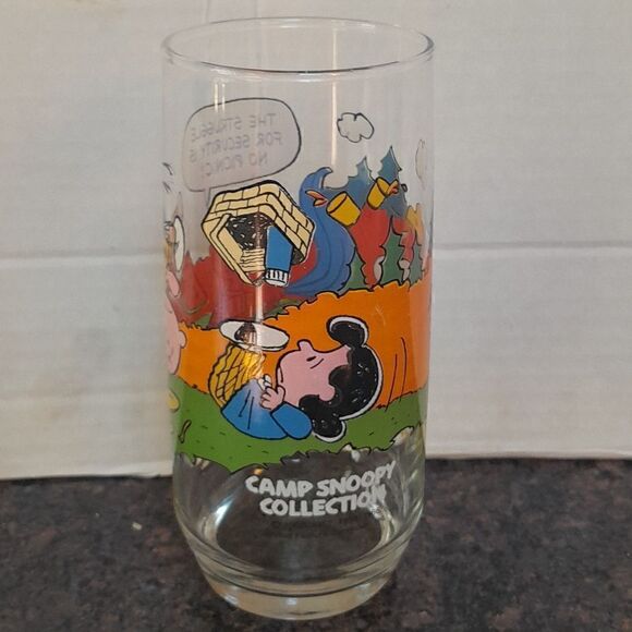Camp Snoopy Collection Glass.  - Picture 1 of 5